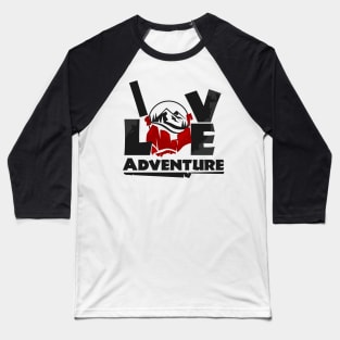 I love heart adventure Baseball T-Shirt